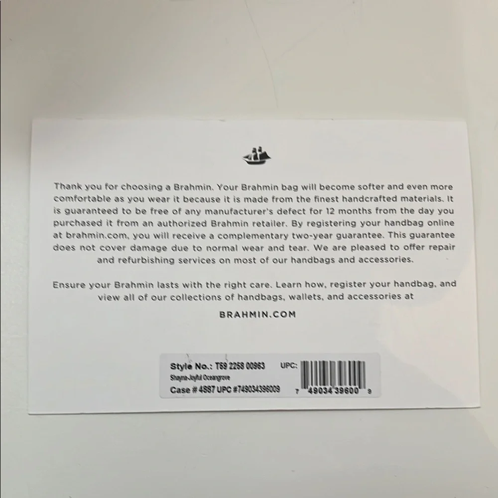 Brahmin Shayna Blue Mix Snake Print Shoulder Bag - Picture 7 of 7